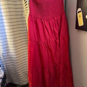 Vibrant Pink Maxi Dress